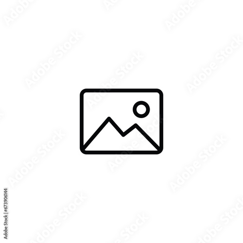 Premium image icon or logo in line style. High quality signs and symbols on a white background. Vector line pictograms for infographics, web design and app development.