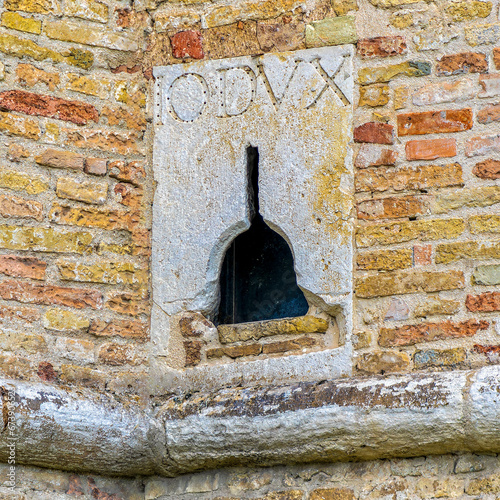 Detail of Rocca Roveresca, Senigallia, Marche, Italy photo