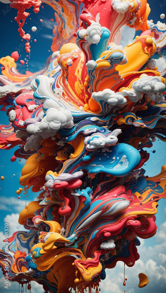 Naklejka premium colorful abstract background