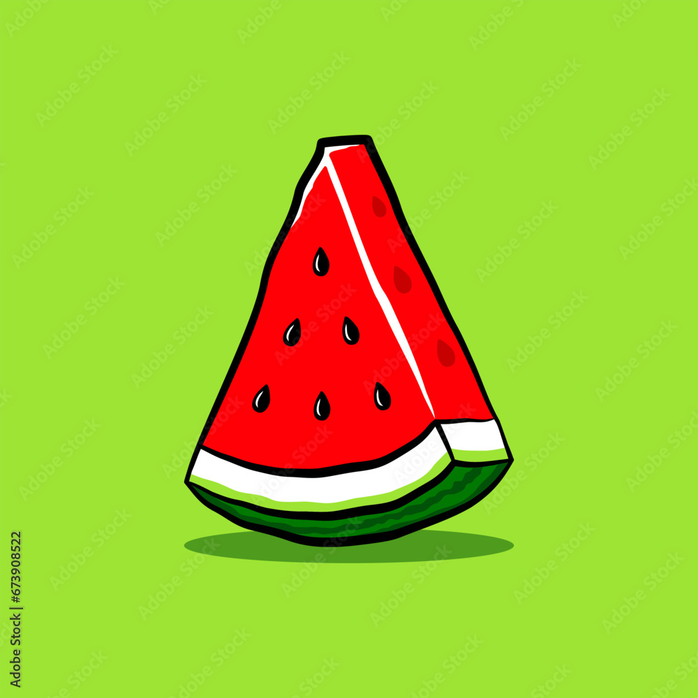 Slice Watermelon Hand Drawn Vector, Water Melon Flat Vector, Watermelon Vector Illustration Watermelon Slices Slice Watermelon Hand Drawn Vector, Water Melon Flat Vector, Watermelon Vector Illustration Watermelon Slices