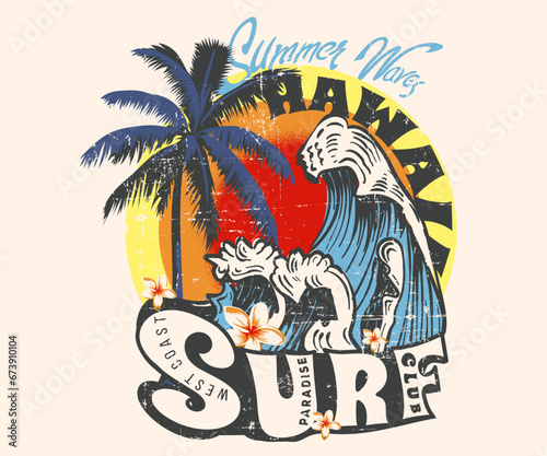 Photography Summer good vibes graphic print design for t shirt print, poster, sticker, background and other uses