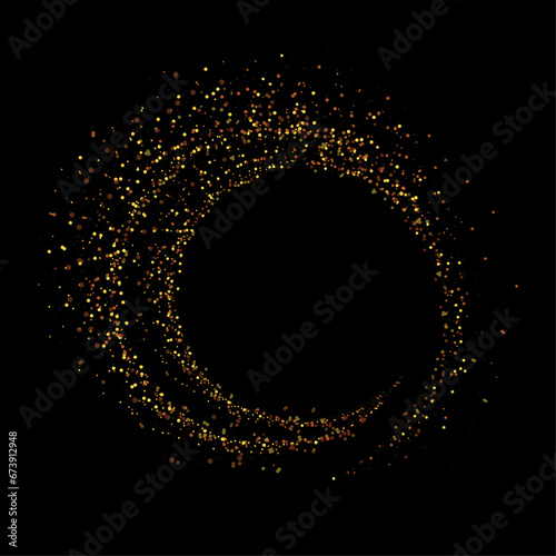 abstract glowing circles glitter