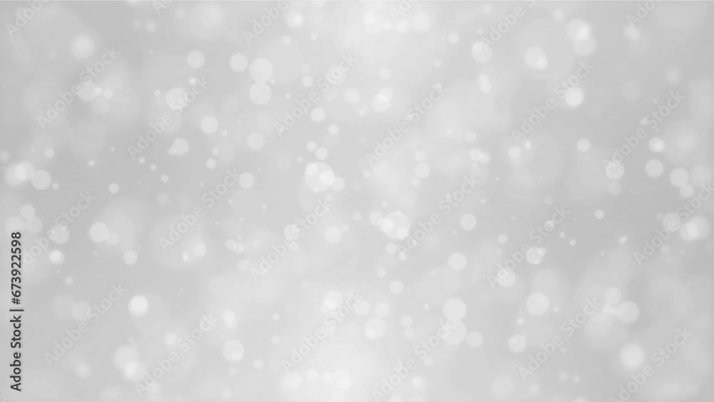 grey abstract blinking glowing glittering bokeh backdrop particles dust with moving light particles background for award , event, wedding, celebration