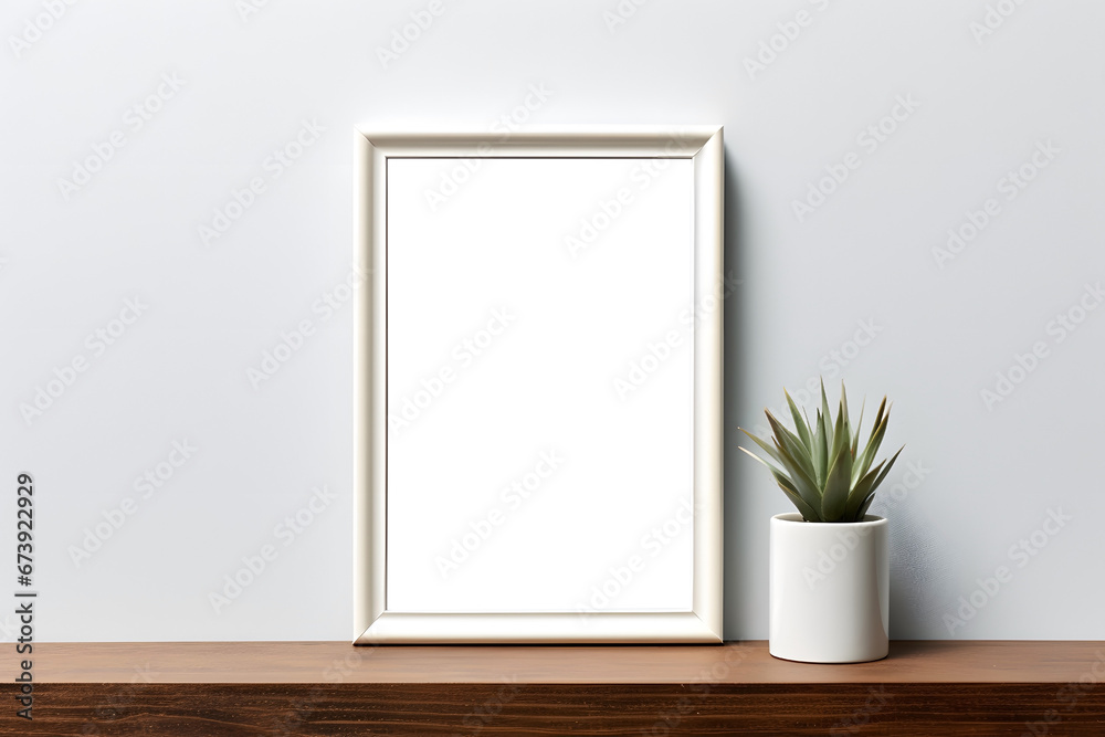 Elegant Wall Art Mockup with Minimalist Style Elegant Wall Art Mockup with Minimalist Style