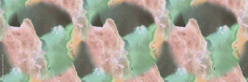 Fototapeta premium Splash Abstract Pattern. Galaxy Seamless Science Liquid Galaxy Illustration. Alcohol Ink Background. Fluid Trippy Splash. Fluid Abstract Watercolor. Multi Color Holi Space. Unicorn Ink Splash Paint.