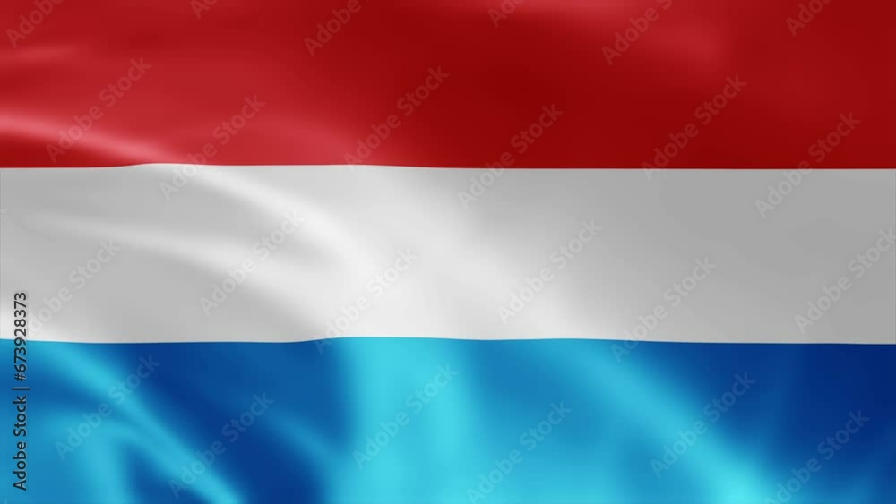Luxembourg flag is waving 3D animation. Luxembourg flag waving in the wind. National flag of Luxembourg. flag seamless loop animation 4K. Luxembourg flag is waving 3D animation. Luxembourg flag waving in the wind. National flag of Luxembourg. flag seamless loop animation 4K.