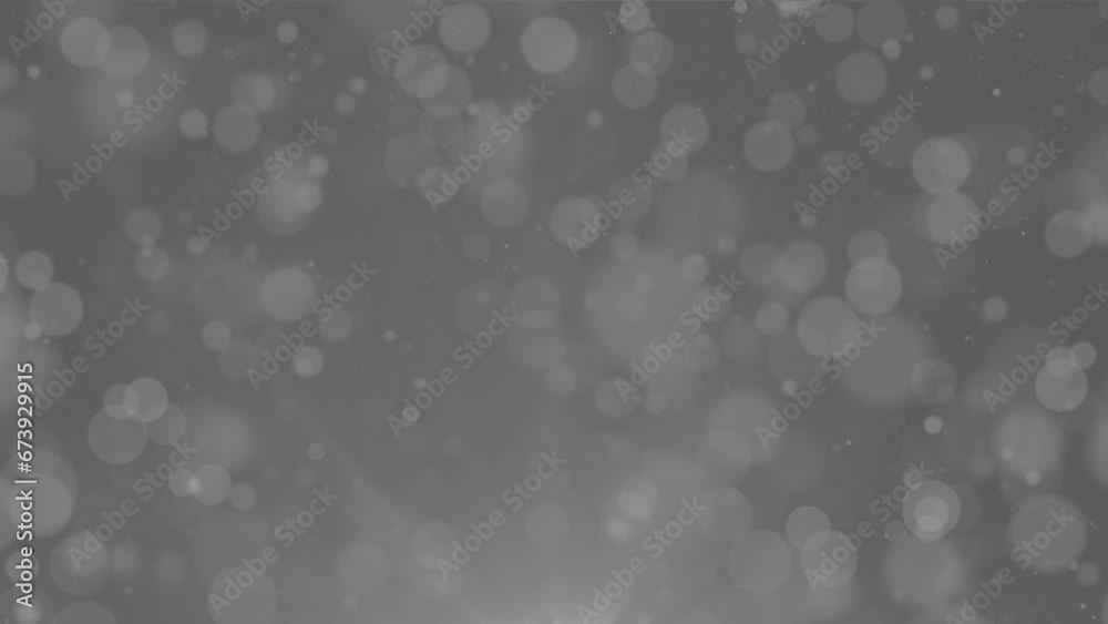 grey abstract blinking glowing glittering bokeh backdrop particles dust with moving light particles background for award , event, wedding, celebration