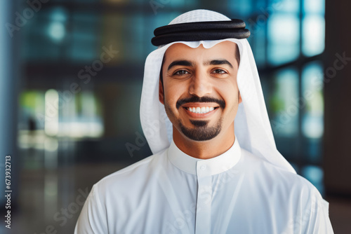 Happy arab business man smiling at the camera. Portrait of confident happy young man in a suit smiling at camera. Business concept, men at work.
