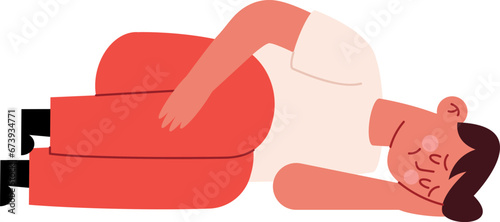 boy with depression illustration