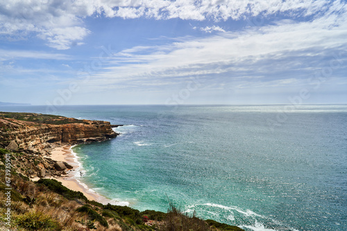 Beautiful beach and seascape in Portugal © PekkaLinna