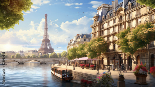 Nostalgia for old Paris France © Veniamin Kraskov