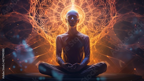 Tranquil Cyber-Meditation Among Stones