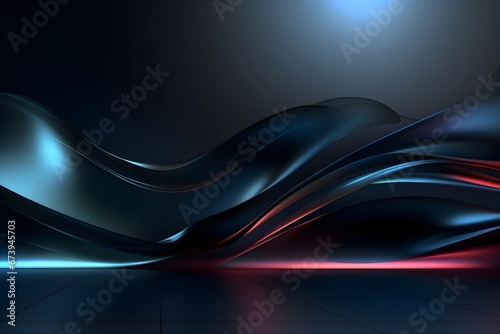 Abstract elegant fluid 3D render modern neon colored dynamic wave in motion. Ideal for backgrounds wallpapers banners posters and covers.