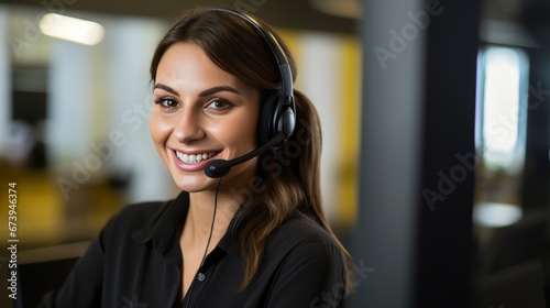 A support hotline with a caring operator