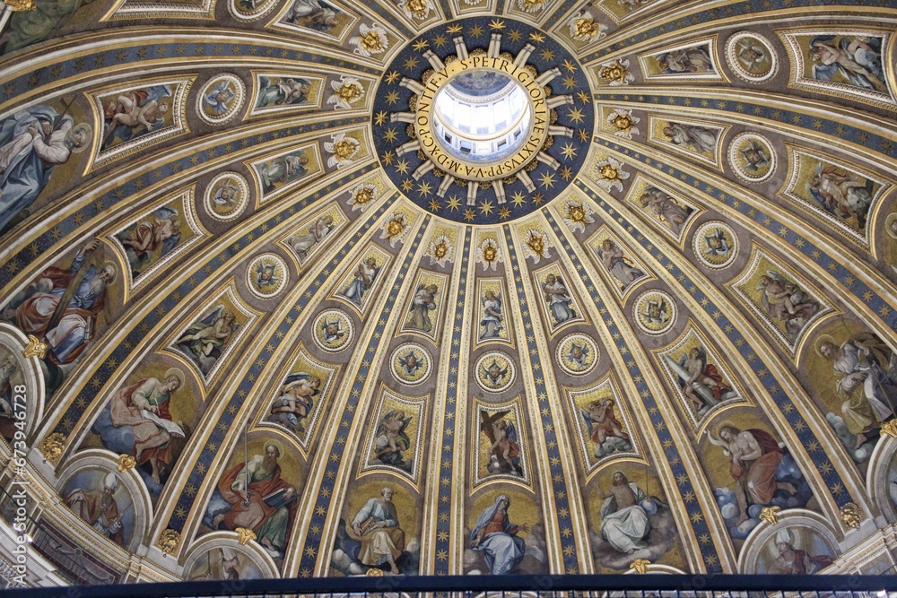 Saint Peter's Basilica Dome in Italy