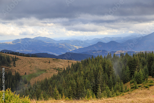 Carpathians. Ukraine. Colorful autumn in the Carpathian mountains.