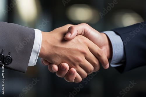 photo of two business men shaking hands