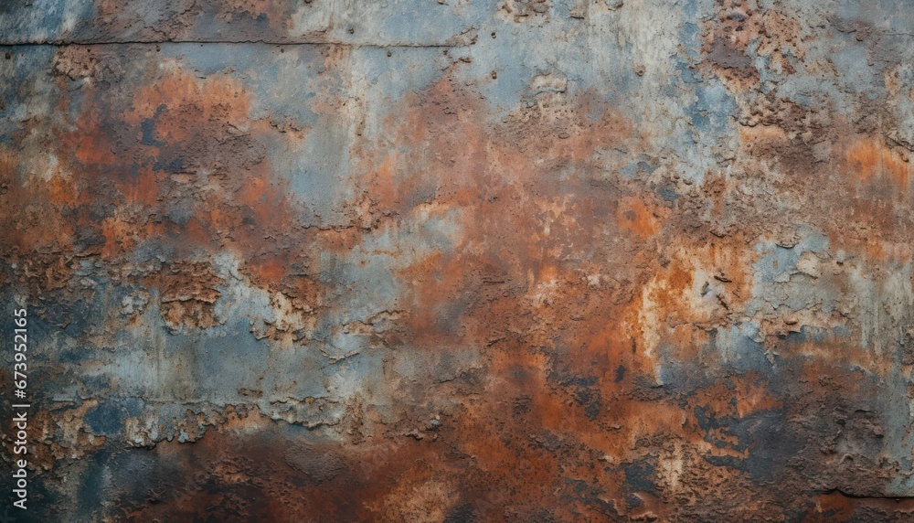 Photo of Rustic Elegance: A Weathered Metal Surface with Rust Patina Photo of Rustic Elegance: A Weathered Metal Surface with Rust Patina