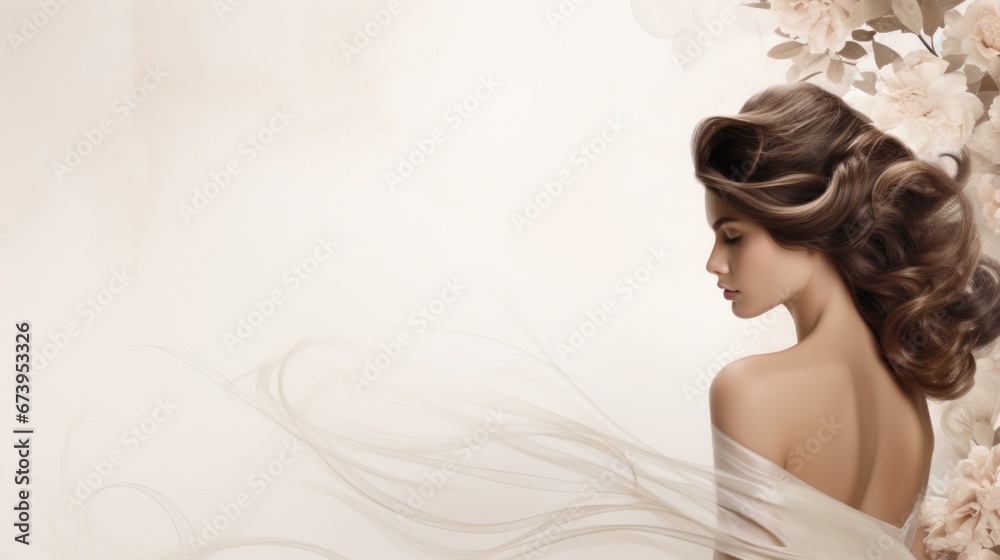 Sophisticated beauty background capturing the essence of elegance Sophisticated beauty background capturing the essence of elegance
