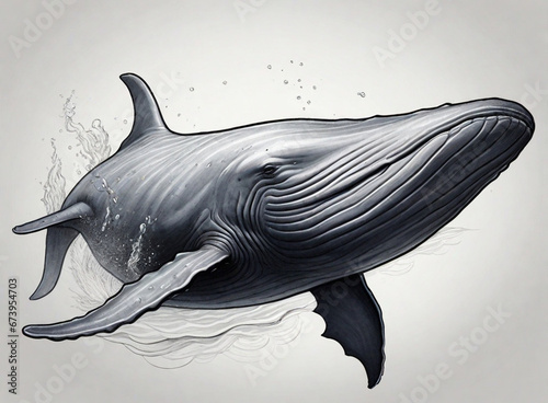 Whale portrait