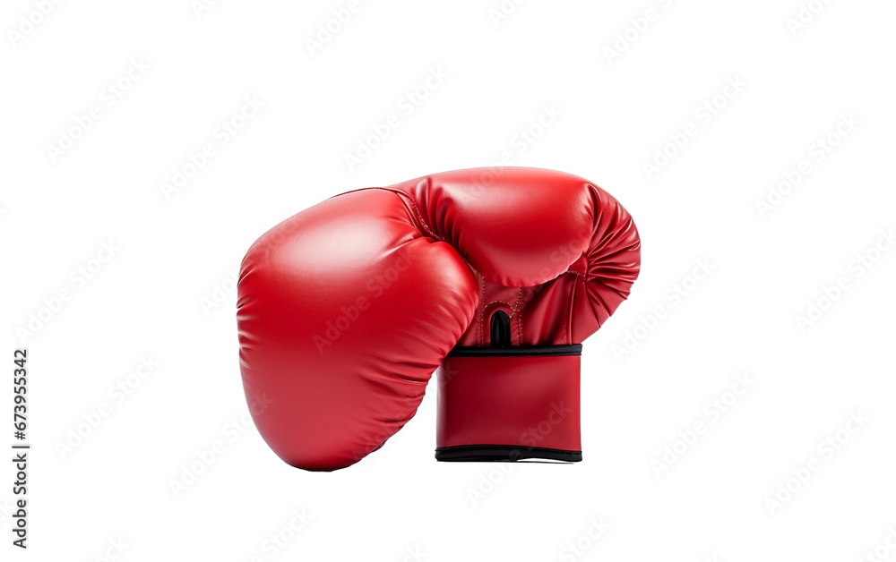 Pair of Boxing Soft Gloves for Training and Sparring Isolated on Transparent Background PNG.