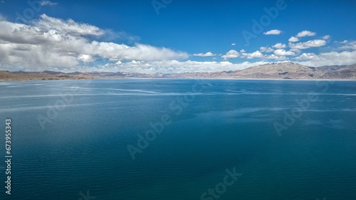 Wallpaper Mural Scenic view of Bangong Lake in Ritu County, Ali Prefecture, Tibet, China Torontodigital.ca