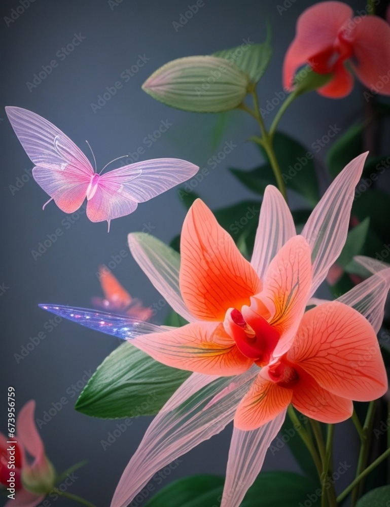 pink lily flowers