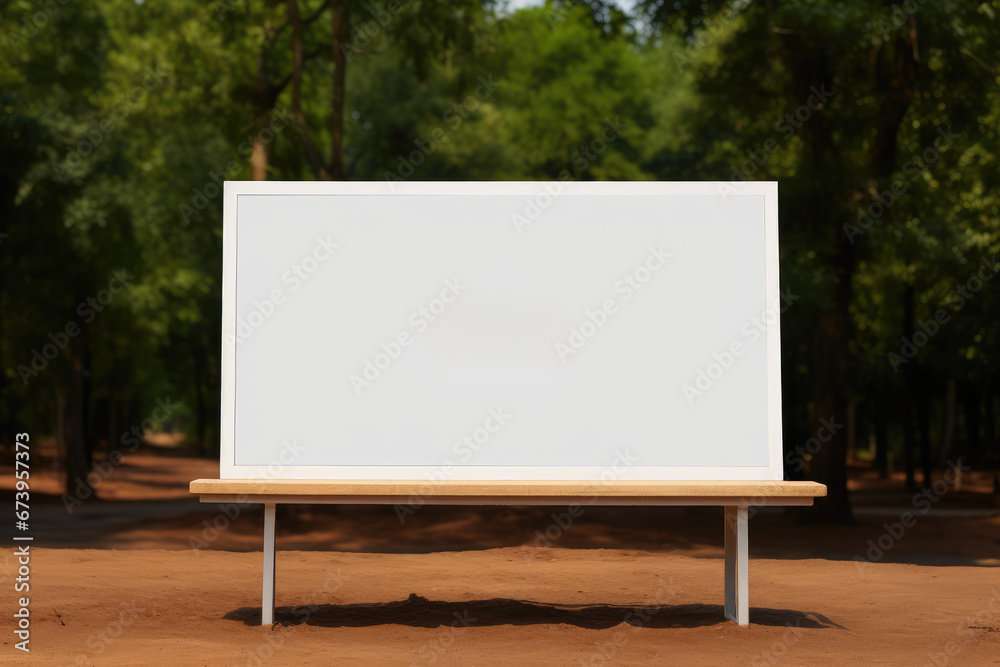 Fototapeta premium Mock up Corporate branding billboard. isolate background. Generative AI