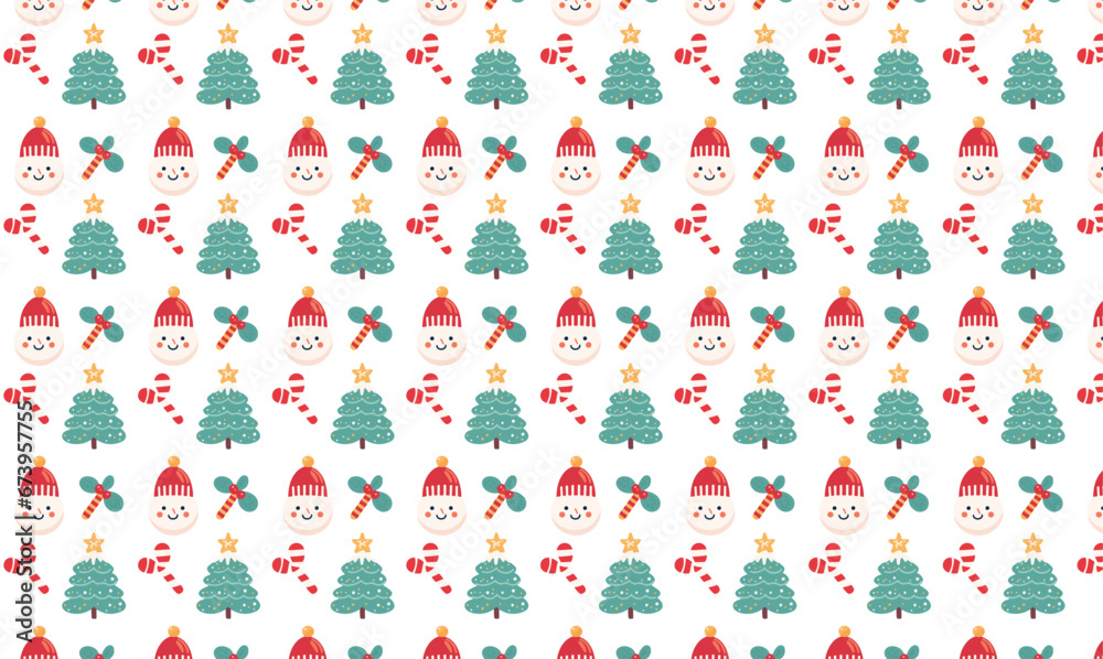 seamless christmas pattern. holiday pattern.