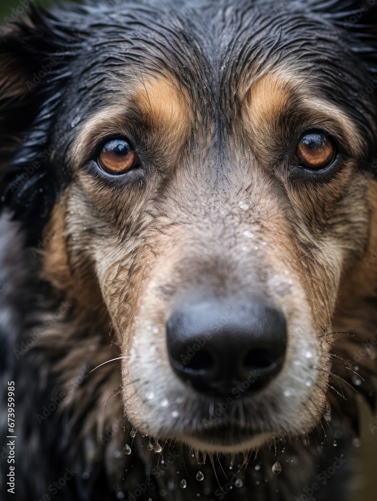 sad dog looking helpless to the camera, extremely closeup shot, macro sad dog looking helpless to the camera, extremely closeup shot, macro