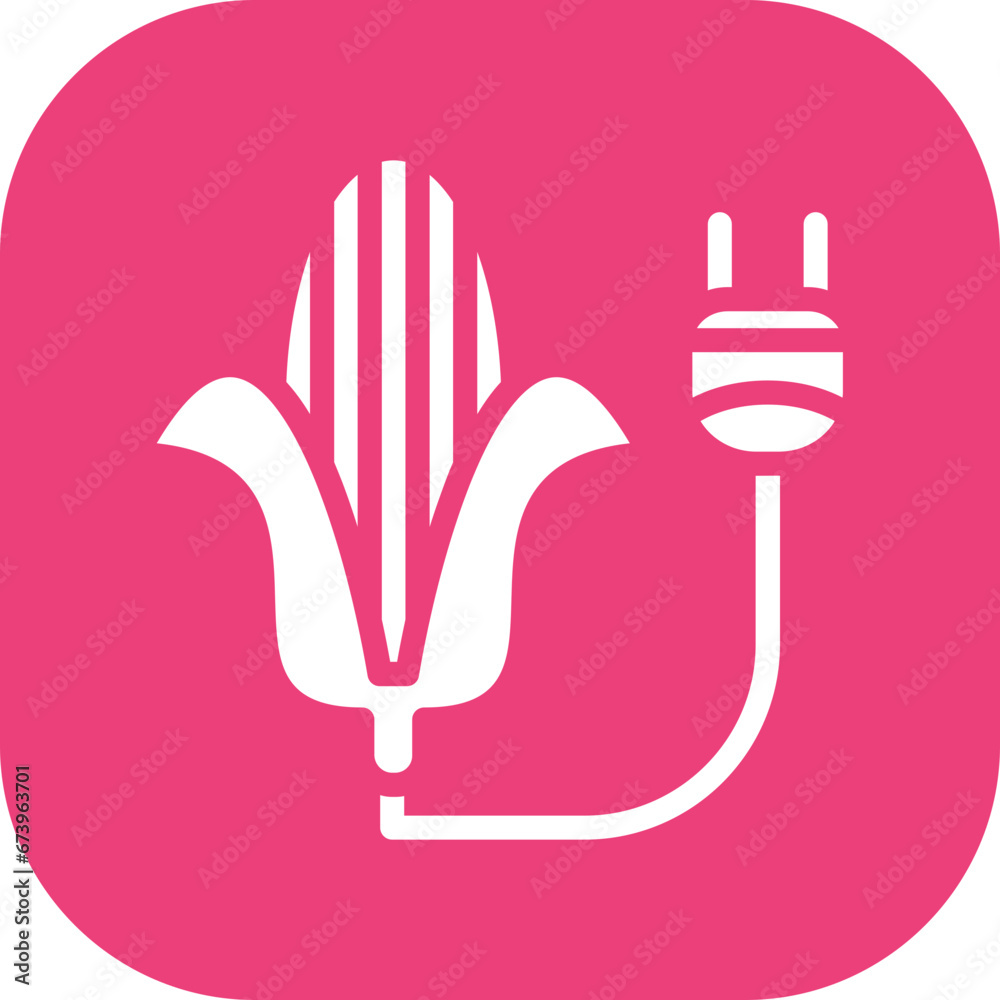 Obraz premium Corn Energy Icon