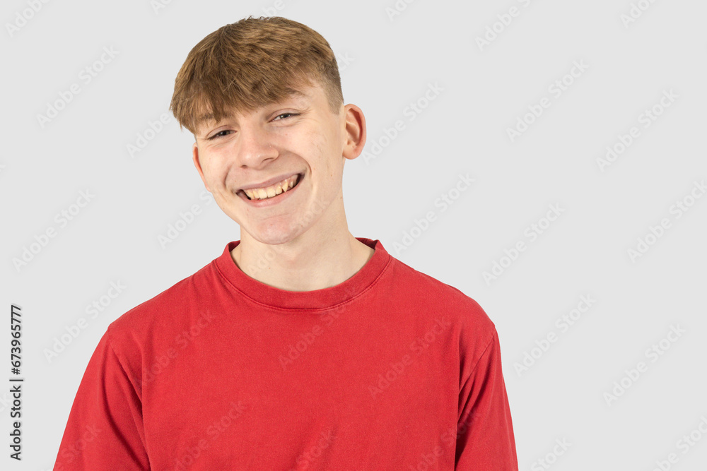 Headshot of a teenage boy Headshot of a teenage boy