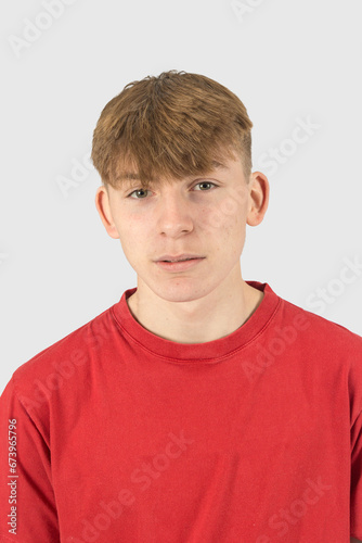 Headshot of a teenage boy
