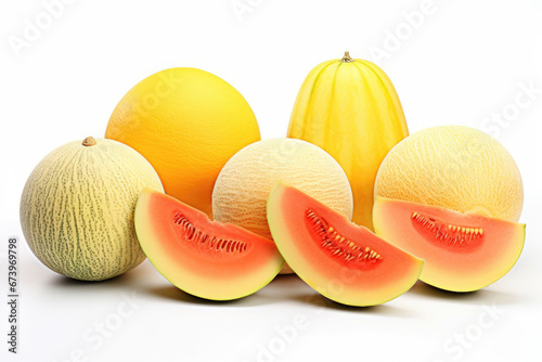 Ripe sweet melons