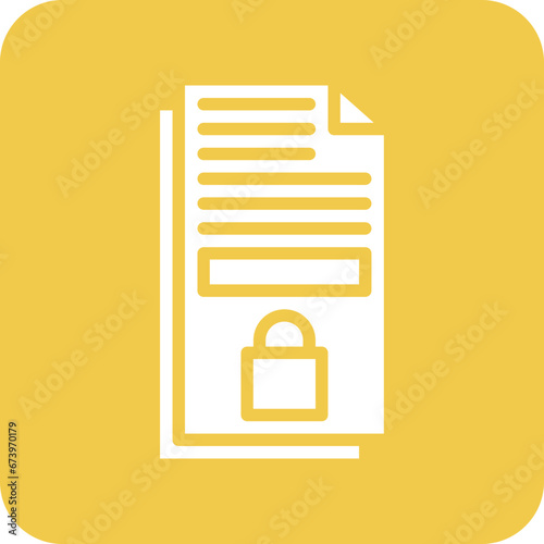 Document Locked Icon