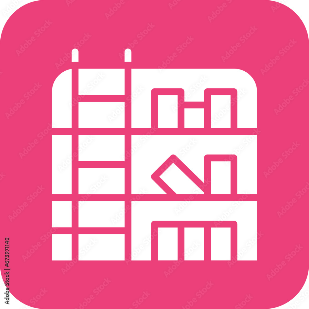 Library Ladder Icon Library Ladder Icon