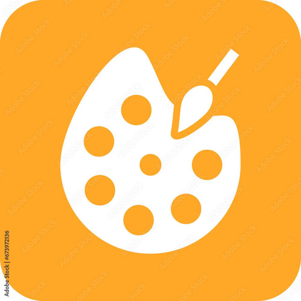 Fototapeta premium Color Palette Icon