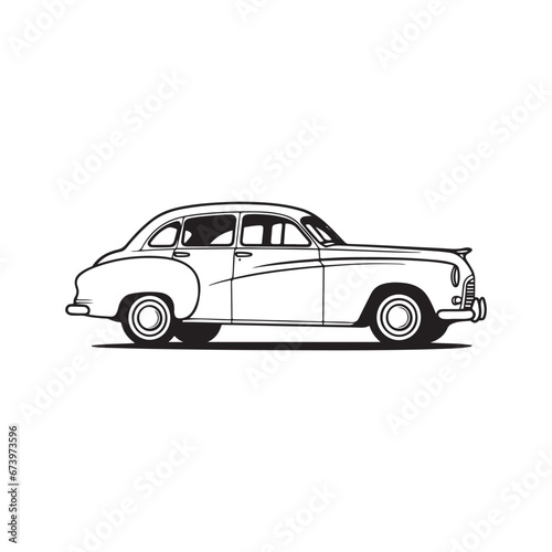 Classic Car image vector