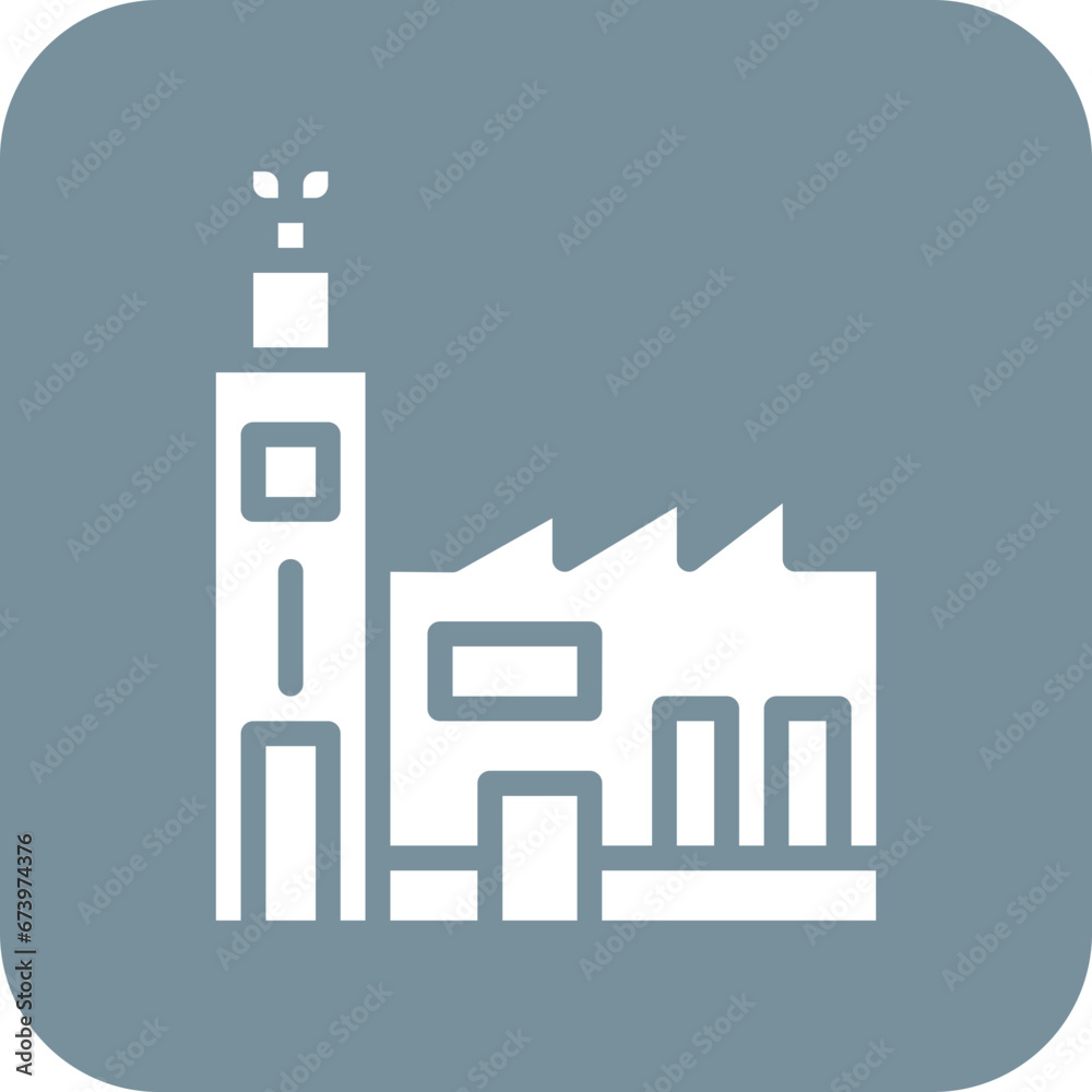 Green Factory Icon Green Factory Icon