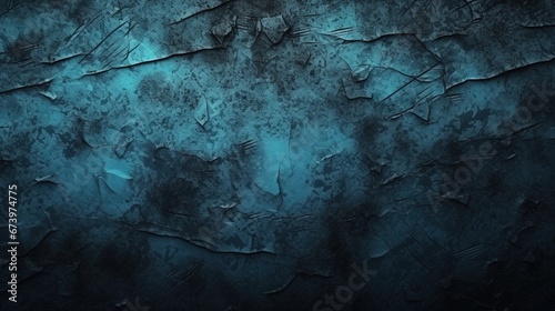 Grunge texture material blue background, ai generative