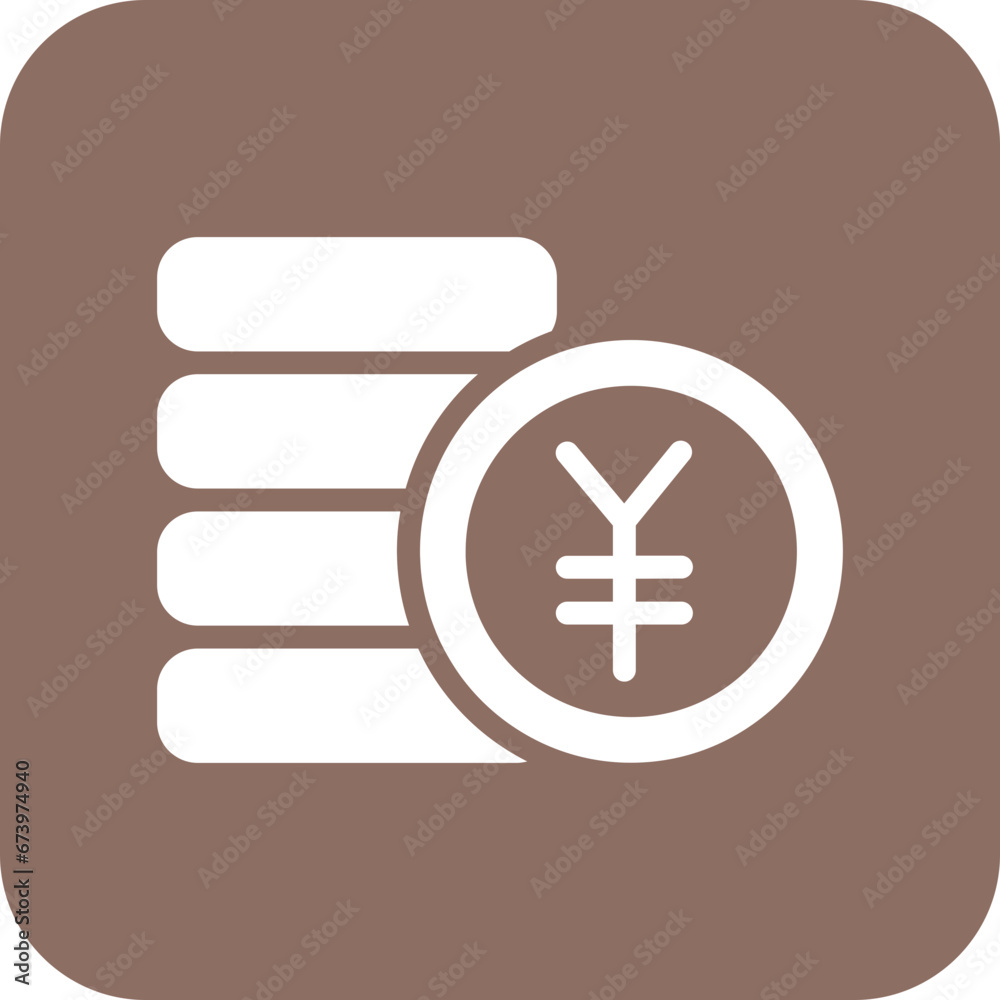 Fototapeta premium Yen Currency Icon