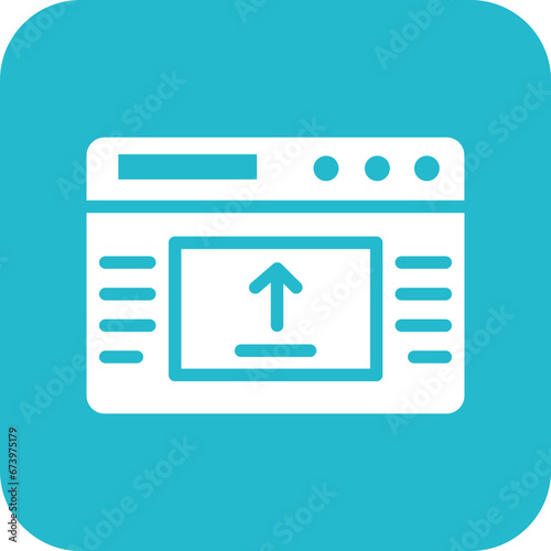 Webpage Upload Icon