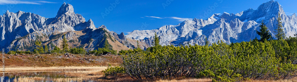 Fototapeta premium Bergpanoramen im Salzburgerland