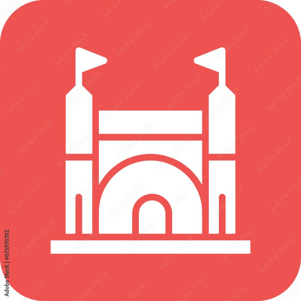 Fototapeta premium Bouncy Castle Icon