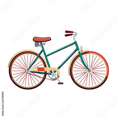 bicycle flat clipart 