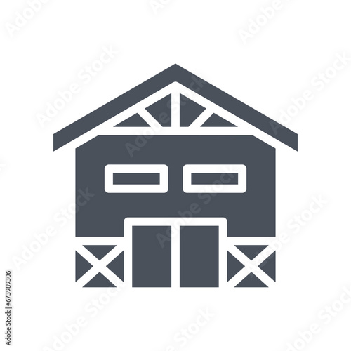 Vector sign of the house symbol isolated on a white background. icon color editable.