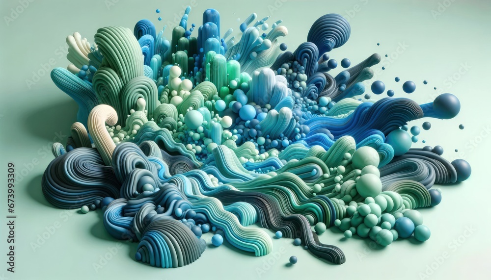 Abstract 3d wallpaper, various fluid and geometric shapes in pastel beige, pink, white, gray color. Wallpaper, background, copy space for rext. Abstract 3d wallpaper, various fluid and geometric shapes in pastel beige, pink, white, gray color. Wallpaper, background, copy space for rext.