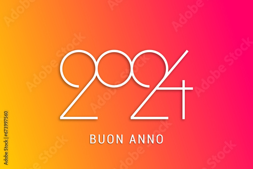 felice anno nuovo - buon anno 2024