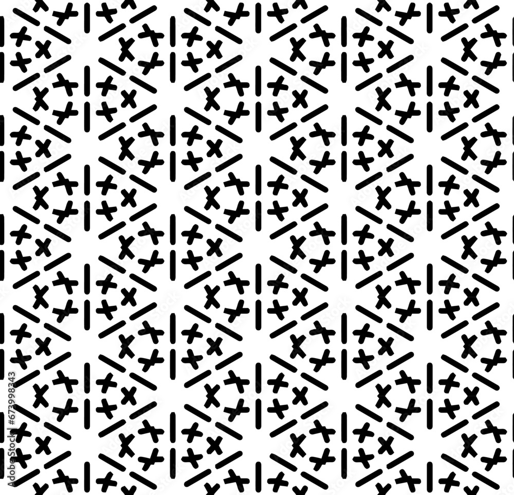 Black and white seamless abstract pattern. Background and backdrop. Grayscale ornamental design. Mosaic ornaments. Vector graphic illustration. EPS10. Black and white seamless abstract pattern. Background and backdrop. Grayscale ornamental design. Mosaic ornaments. Vector graphic illustration. EPS10.