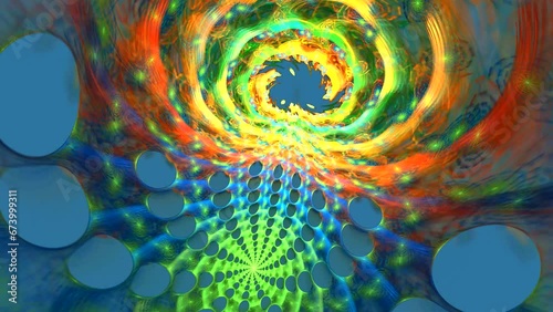 Supercells of galactic plankton.. High detailed loop